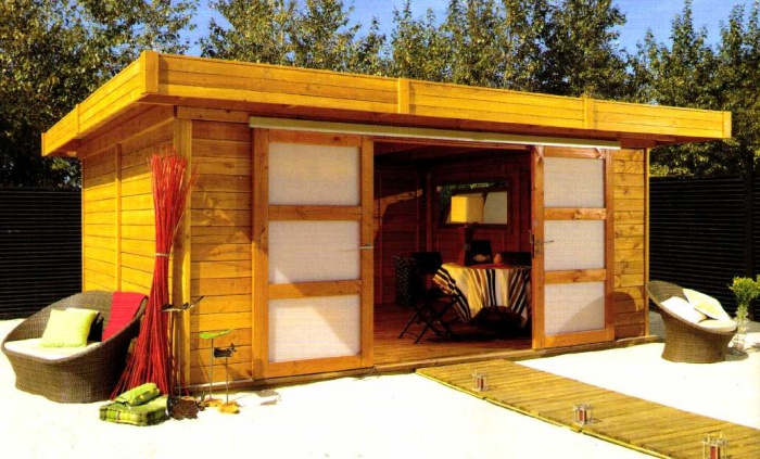 Chalet en bois 15m2
