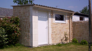 Chalet de jardin en beton