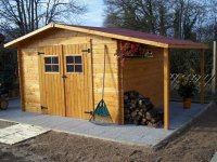 Chalet de jardin montage compris