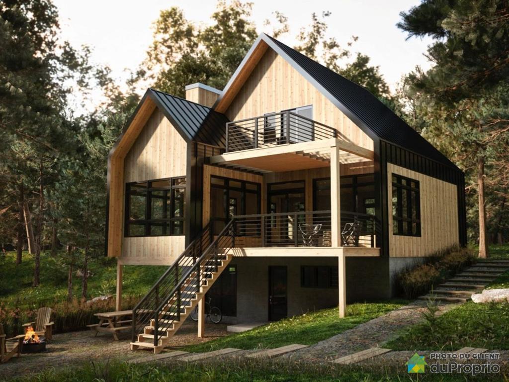 Chalet a vendre lac des iles st ulric