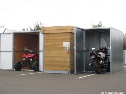 Abri jardin moto
