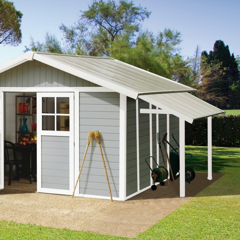 Chalet jardin pvc grosfillex
