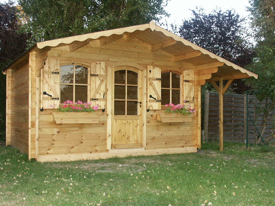 Abri de jardin bois traité pas cher
