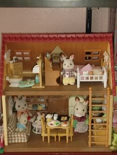 Set cottage cozy sylvanian

