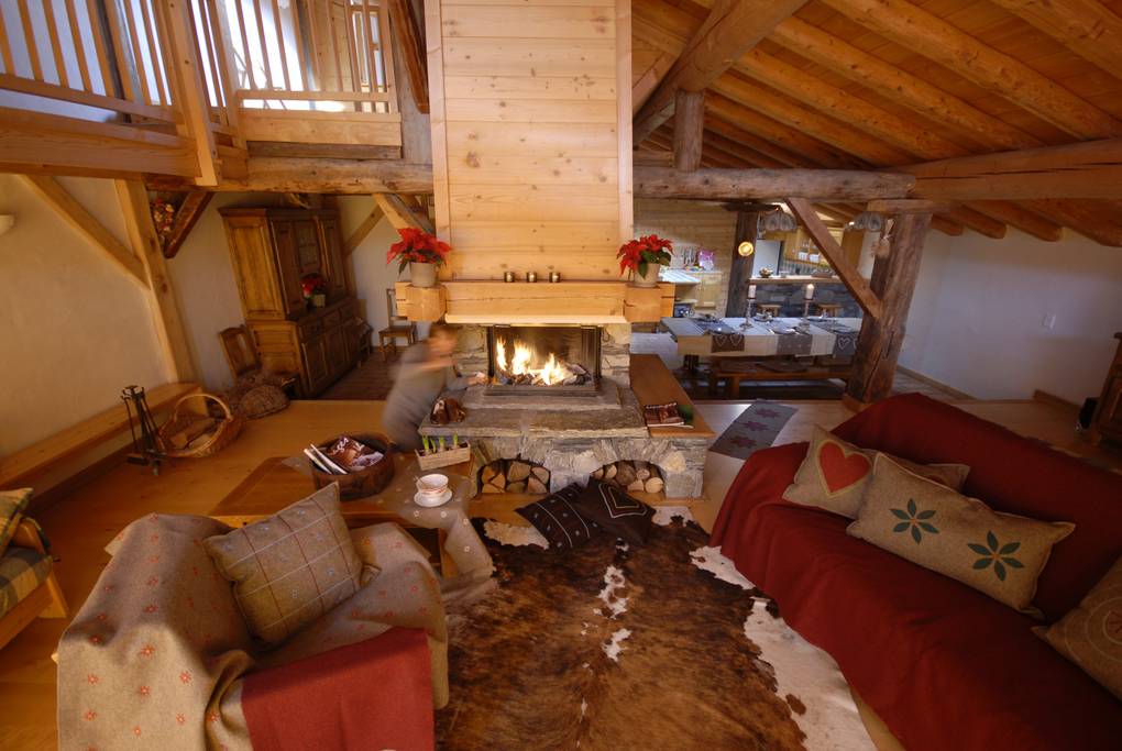 Chalet montagne noel