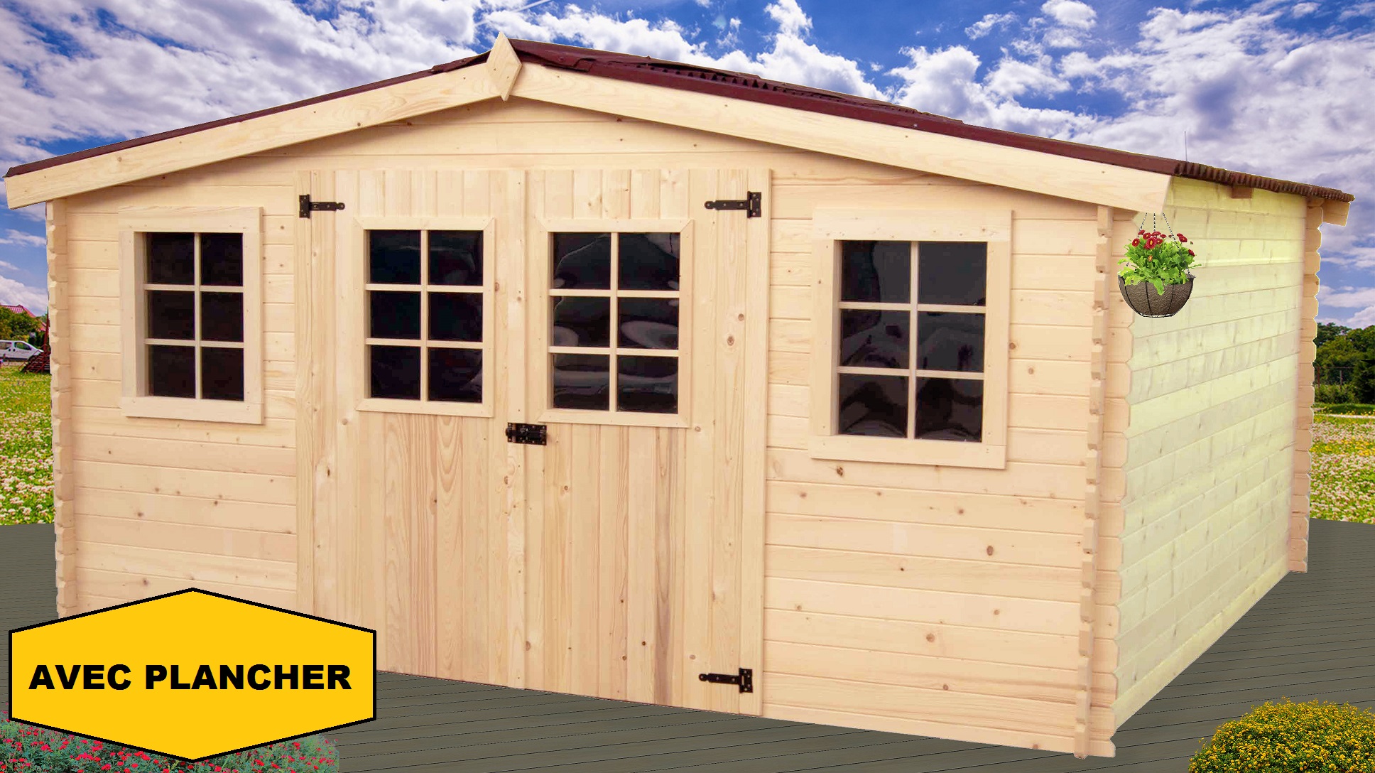 Cabane de jardin 4x4
