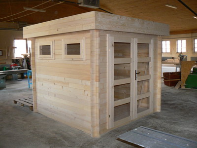 Cabane jardin toit plat pas cher
