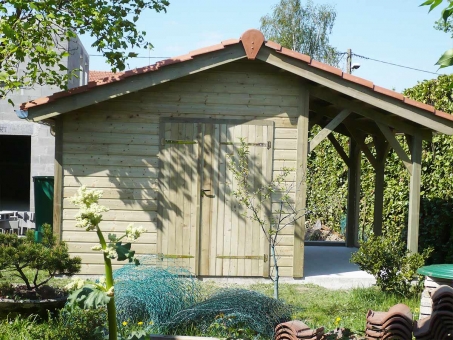 Abri jardin bois rhone alpes
