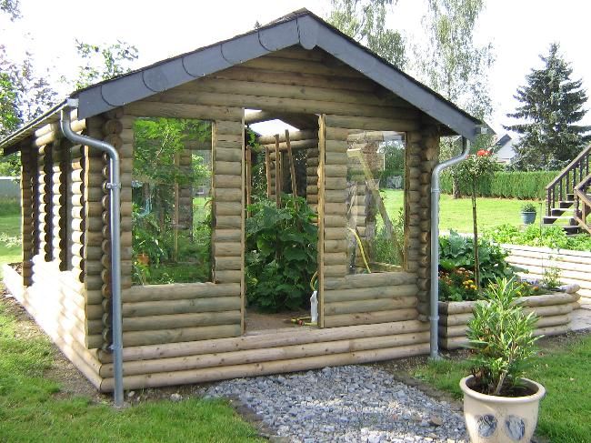 Chalet de jardin en rondin