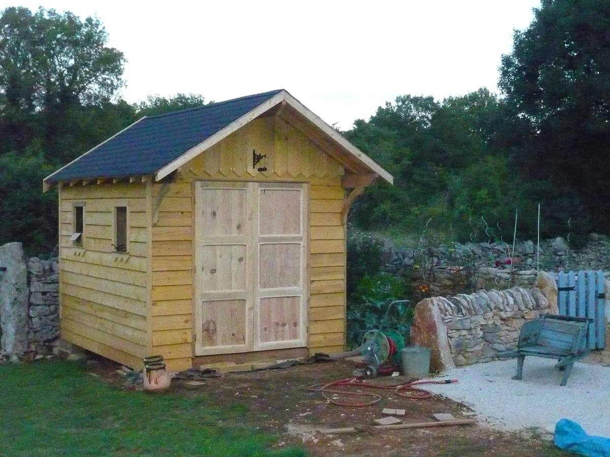 Abri de jardin en bois nice 11 m2 avec plancher offert
