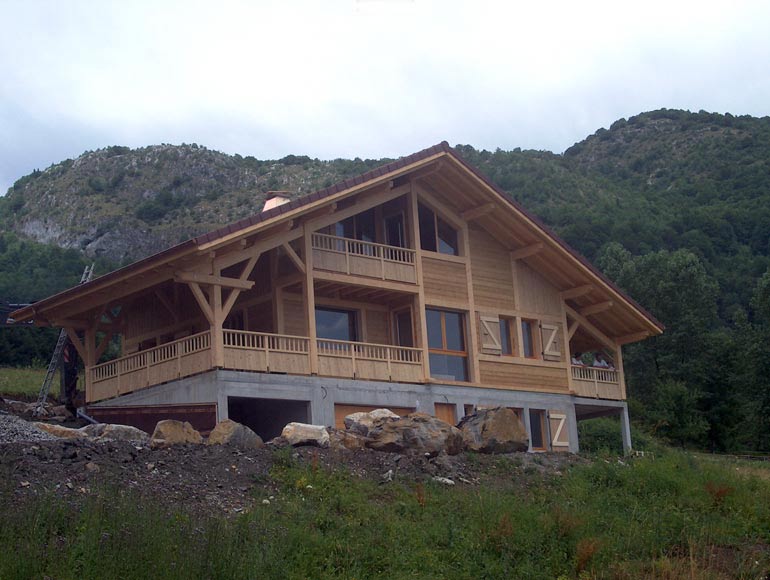 Chalet savoyard en bois
