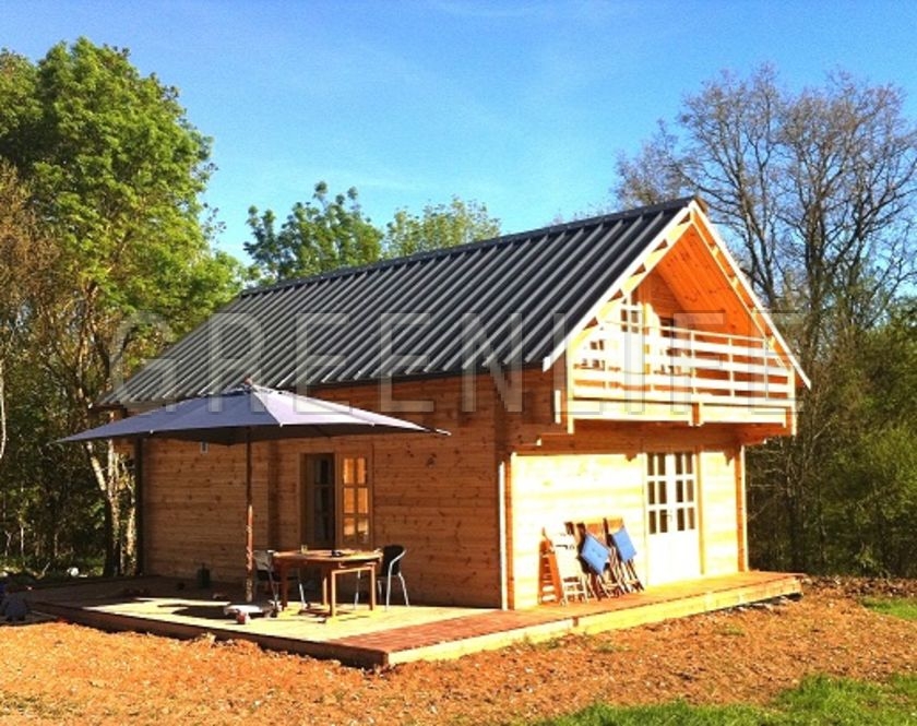 Chalet bois grande surface