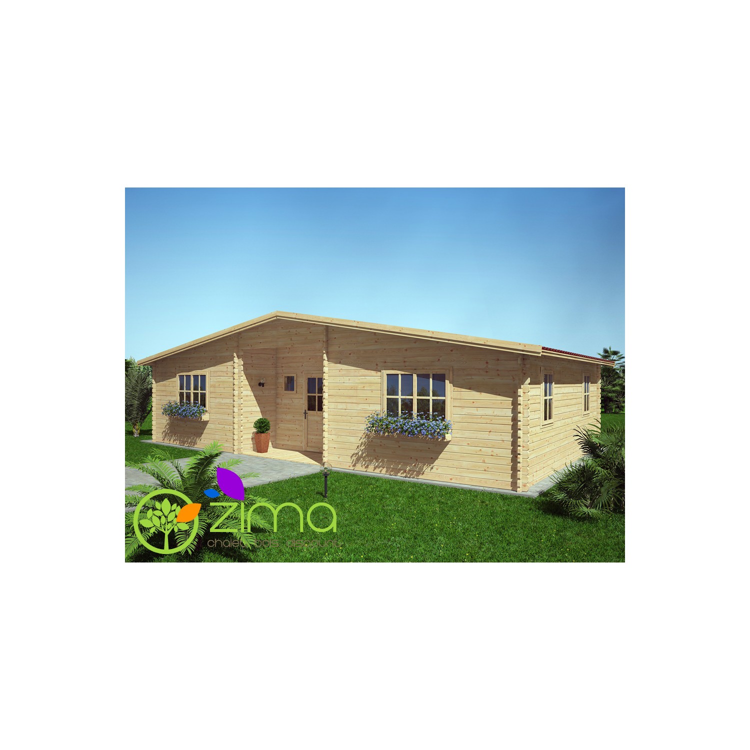 Chalet bois landais 60m2
