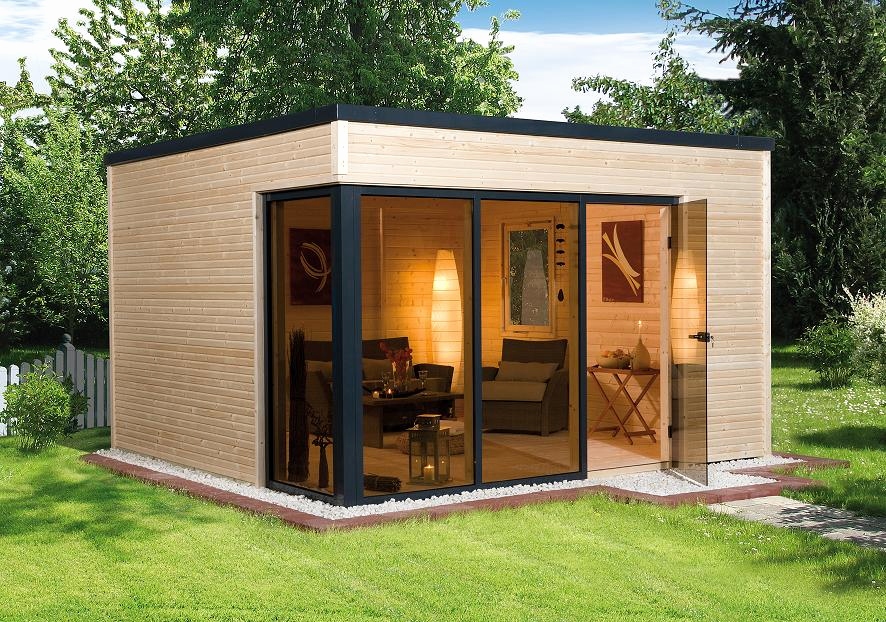 Jardin et chalet

