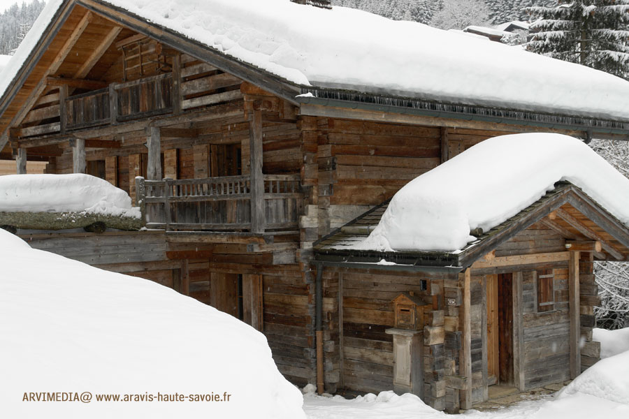 Chalet montagne traditionnel