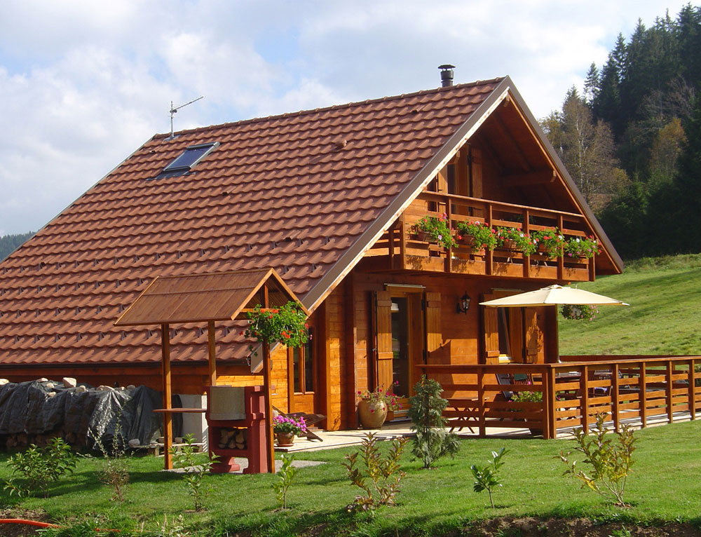 Chalet bois de montagne