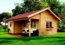 Chalet de jardin habitable pas cher
