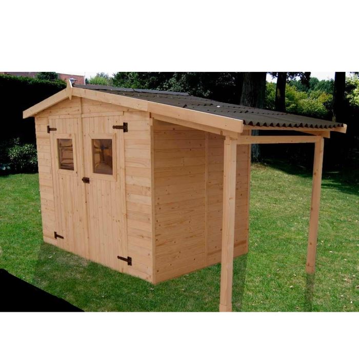 Abri jardin bois gedimat
