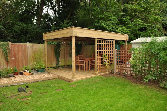 Abri jardin ouvert
