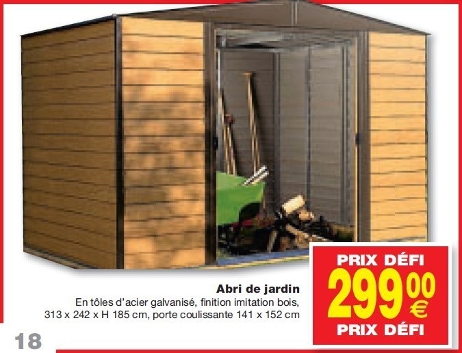 Abri jardin hutta

