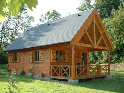 Chalet bois fabrication francaise

