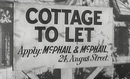 Cottage to let 1941