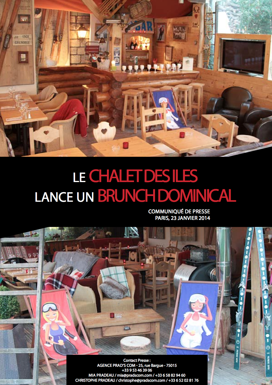 Chalet des iles brunch
