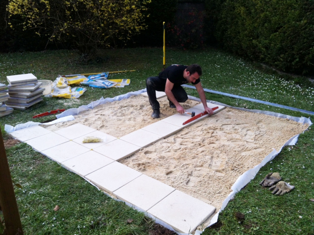 Cabane de jardin sans dalle
