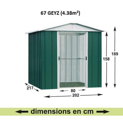 Abri de jardin 7.18 m2 - yardmaster
