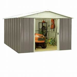 Abri de jardin en metal chez castorama
