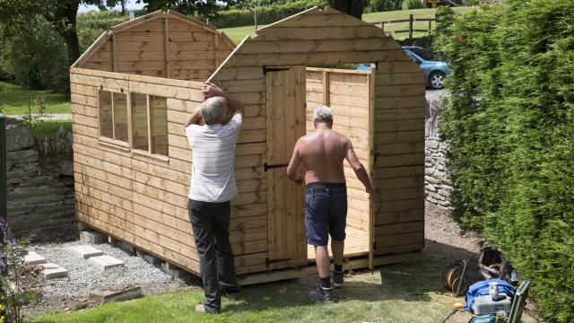 Jardin cabane
