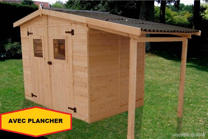 Abri jardin 5m2 bois
