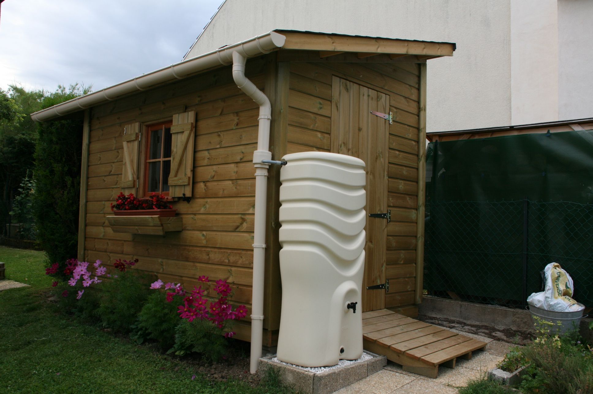 Construire 1 abri de jardin
