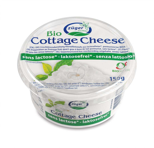 Cottage cheese sans lactose