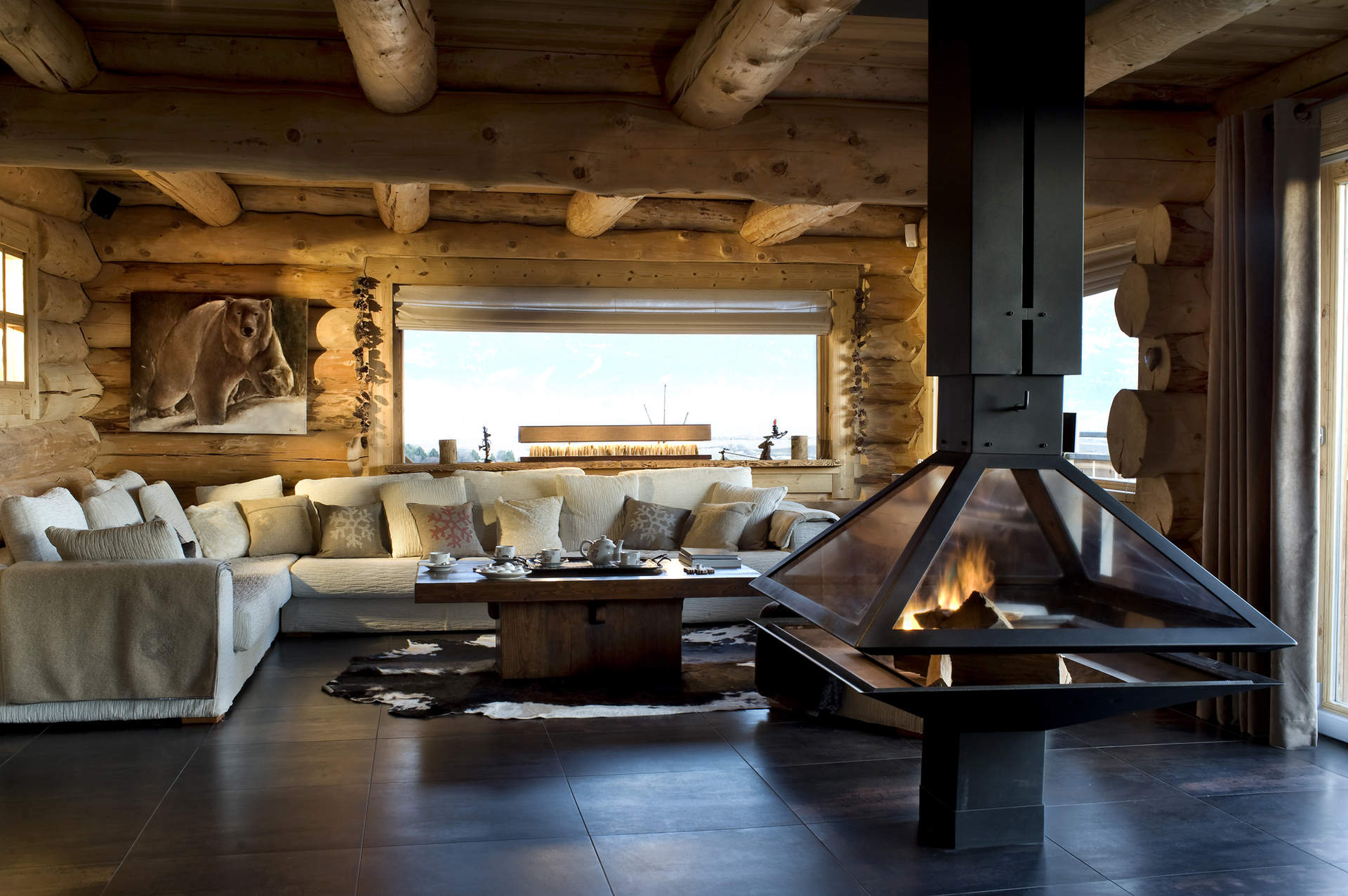 Chalet montagne dans les pyrénées
