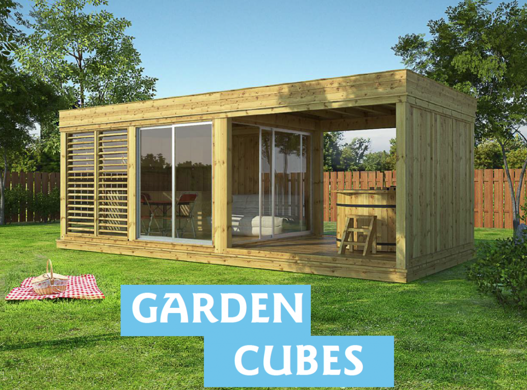 Cabane de jardin cube
