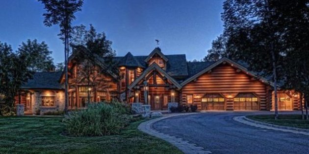 Chalet rondin bois quebec
