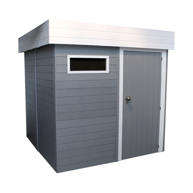 Abri de jardin en pvc chez castorama

