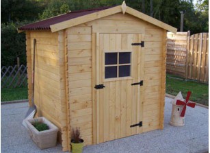 Abri de jardin en bois moins de 5m2
