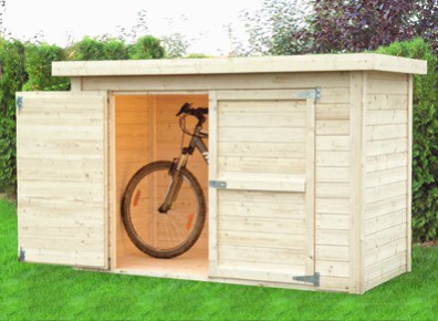 Abri jardin bois adossable
