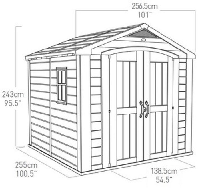 Abri de jardin keter factor
