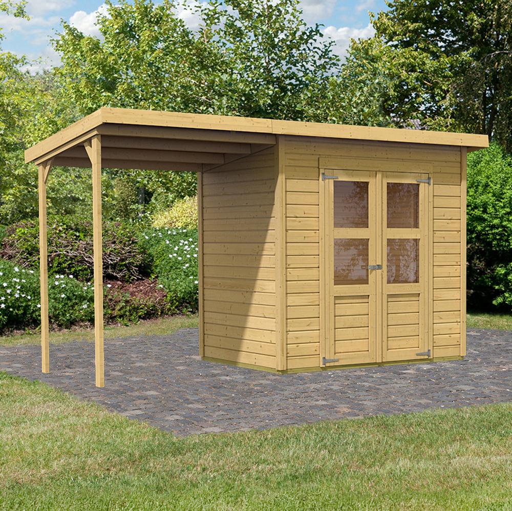 Abri jardin avec appenti
