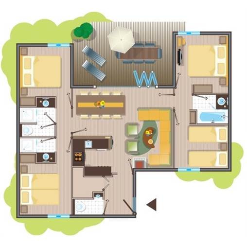 Cottage premium 8 personnes
