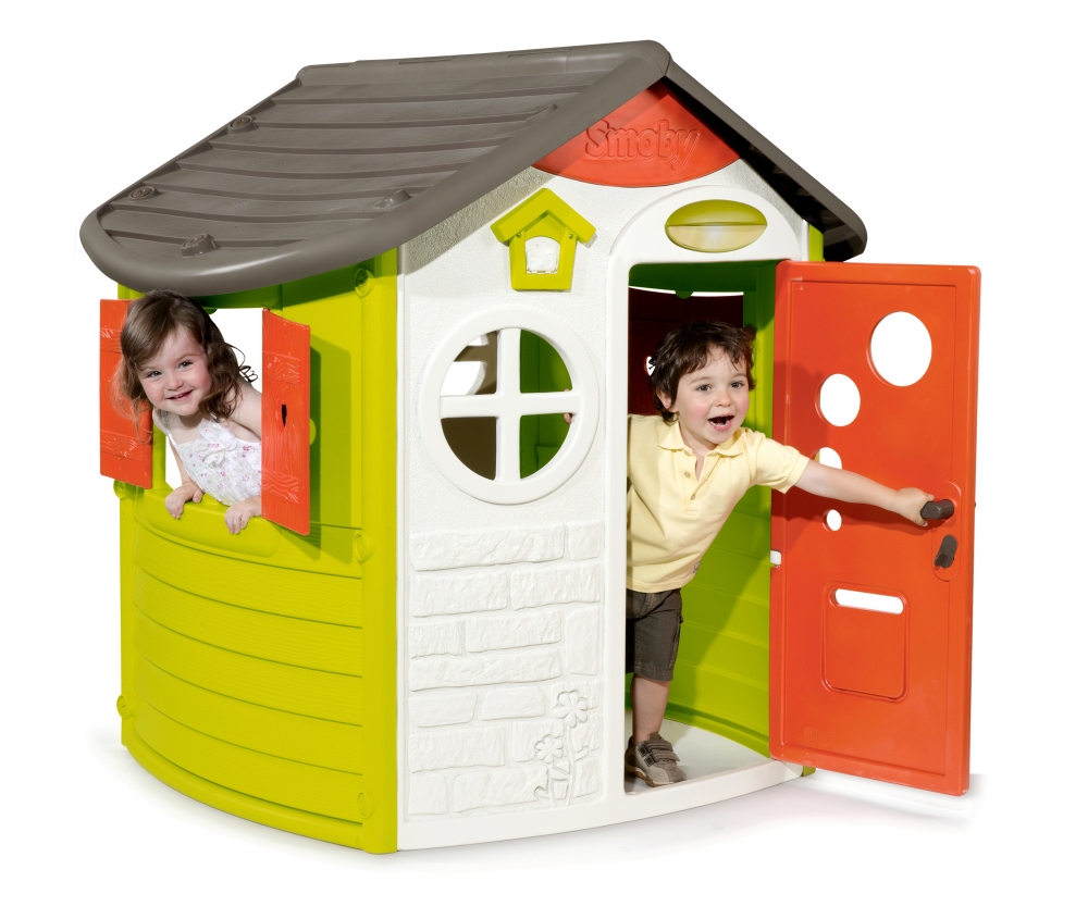 Cabane plastique jardin smoby

