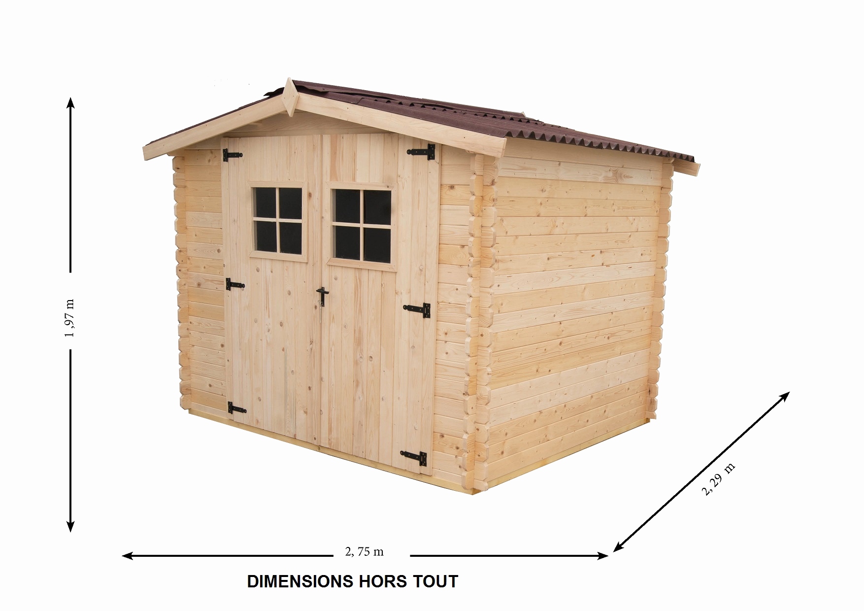 Cabane de jardin leclerc
