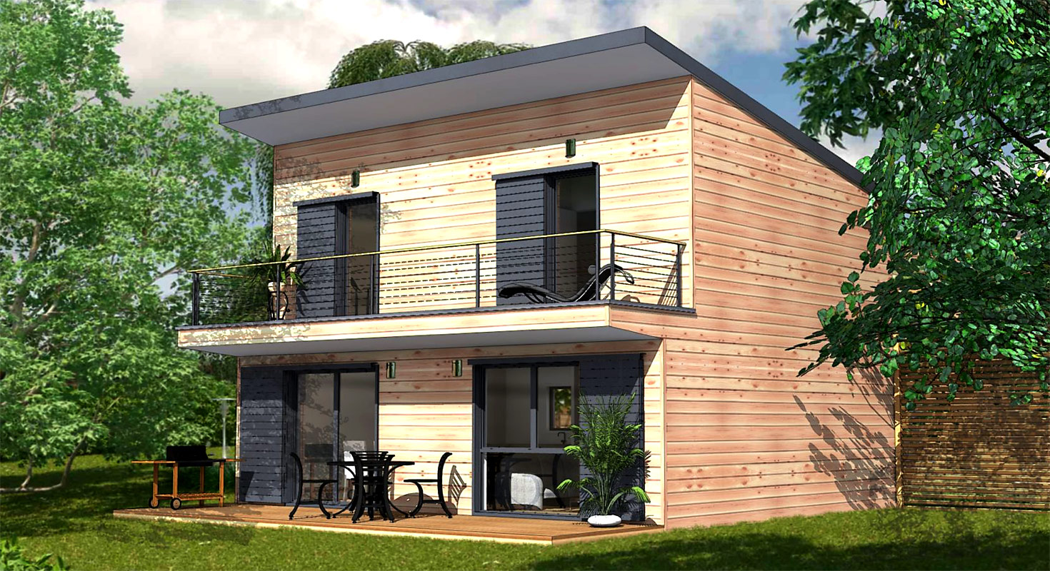 Chalet bois nantes
