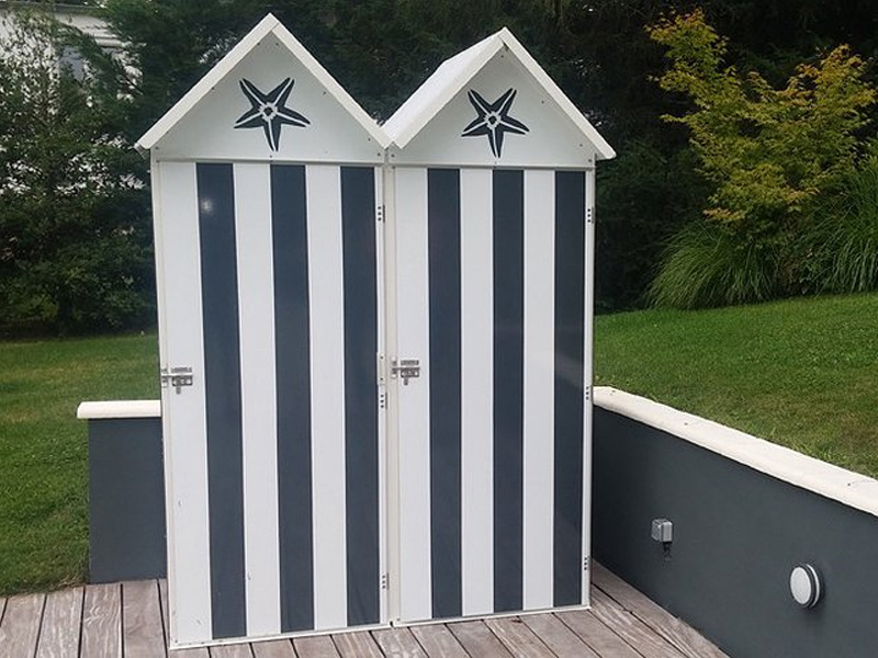 Cabane de plage pour jardin
