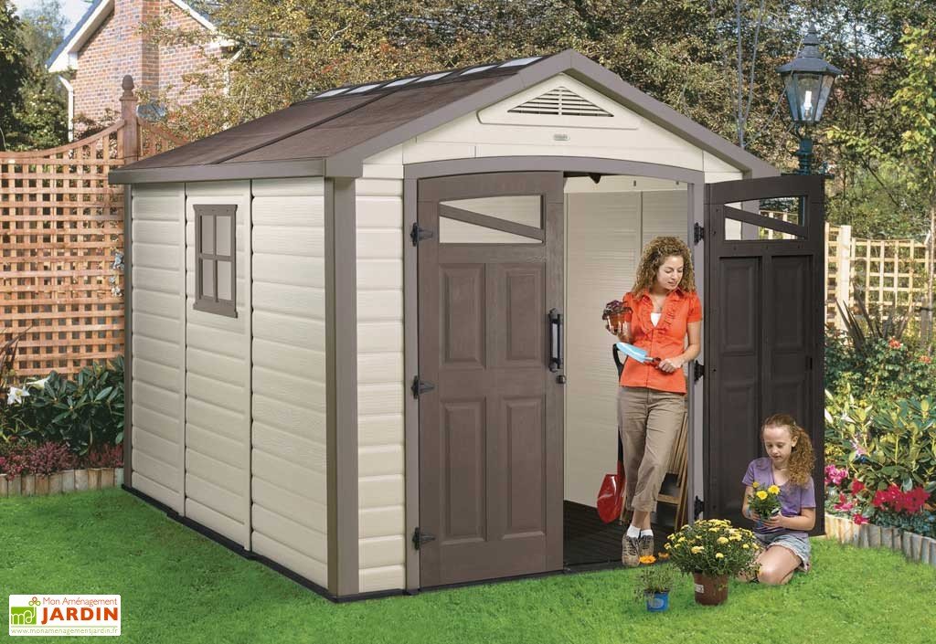 Abri de jardin résine millenium 63 keter
