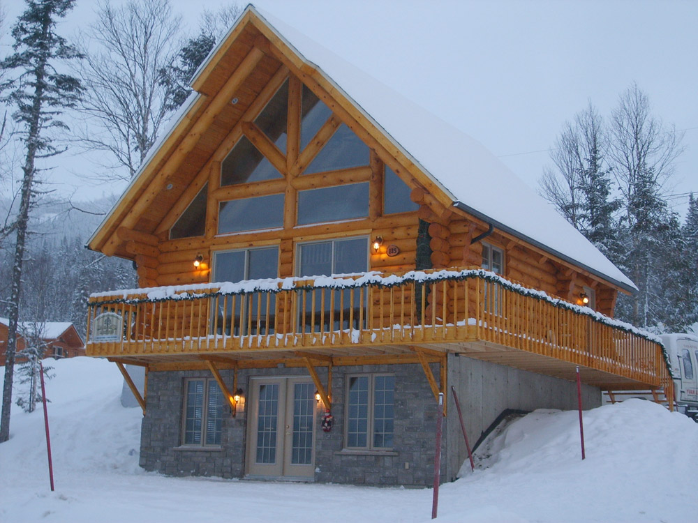 Construction chalet bois quebec