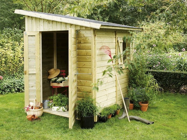 Construire 2 abris de jardin
